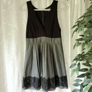 Xxi Dress Black and Grey Juniors Size Large